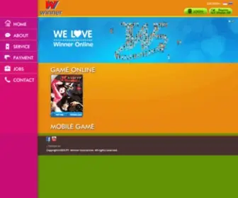 Winnerinter.co.id(Winner Interactive) Screenshot