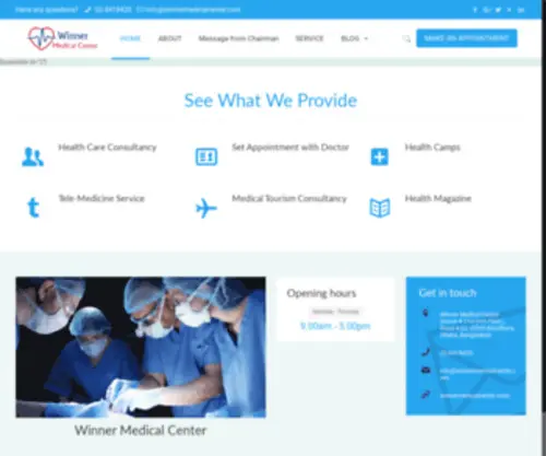 Winnermedicalcenter.com(Winner Medical Center Ltd) Screenshot