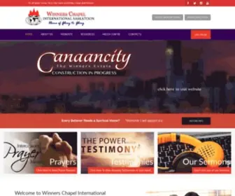 Winnerschapelsaskatoon.org(Winners Chapel International Saskatoon Canada) Screenshot