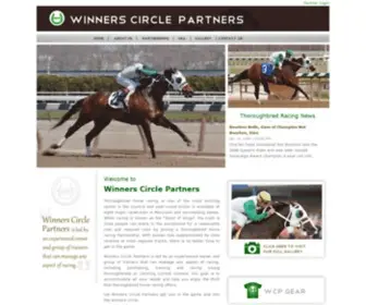 Winnerscirclepartners.com(Thoroughbred Horse Racing Partnerships) Screenshot