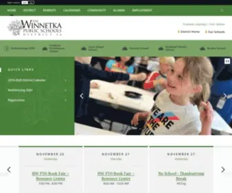 Winnetka36.org(Winnetka Public Schools) Screenshot