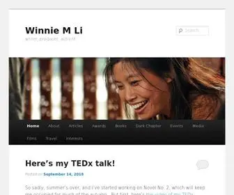 Winniemli.com(Winnie M Li) Screenshot