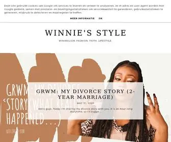 Winniesstyle.com(Winnie's Style) Screenshot