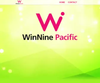 Winnine.com.au(WinNine Pacific) Screenshot