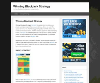 Winning-Blackjack-Strategy.com(Winning Blackjack Strategy) Screenshot