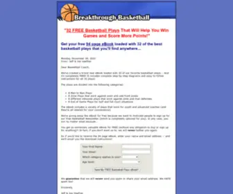 Winningbasketballplays.com(FREE Basketball Plays and Basketball Coaching Tips) Screenshot