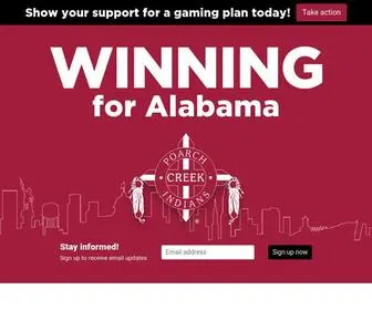 Winningforalabama.com(Winning for Alabama) Screenshot