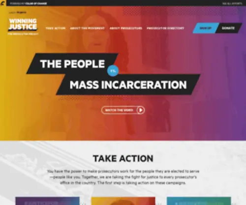 Winningjustice.org(Winning Justice) Screenshot