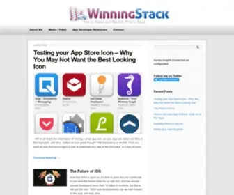 Winningstack.com(Tips, tricks and Resources for Online Entrepreneurs) Screenshot