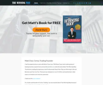 Winningwaybook.com(Matt Choi) Screenshot