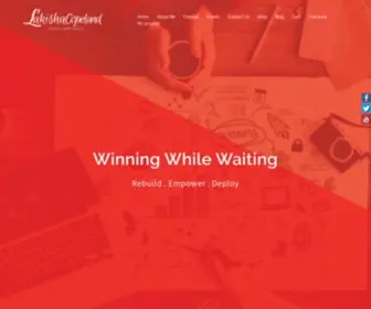 Winningwhilewaiting.com(Lakisha Copeland) Screenshot
