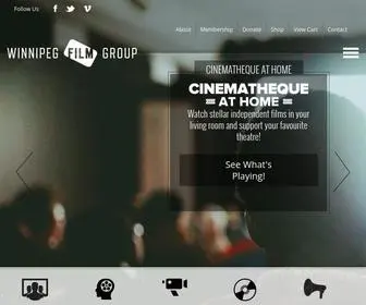 WinnipegfilmGroup.com(The Winnipeg Film Group was founded in 1974 and) Screenshot