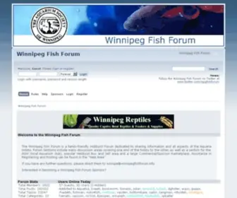 Winnipegfishforum.info(Winnipeg Fish Forum) Screenshot