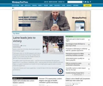 Winnipegfreepress.com(Breaking News) Screenshot