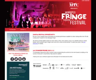 Winnipegfringe.com(Winnipeg Fringe Theatre Festival) Screenshot