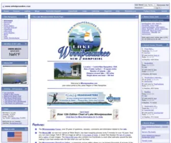 Winnipesaukee.com(The most complete source of information about Lake Winnipesaukee) Screenshot