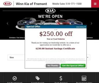 Winnkiaoffremont.com(Winn Kia of Fremont) Screenshot