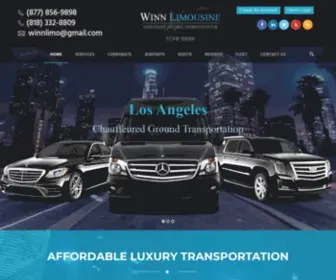 Winnlimo.com(LA Corporate Transportation) Screenshot