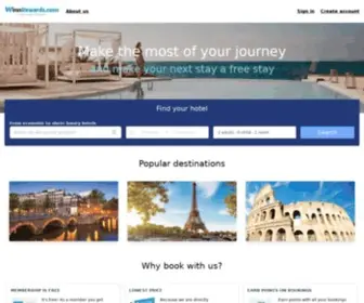 Winnrewards.com(Book hotels online) Screenshot