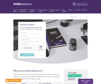 Winnsolicitors.com(Winn Solicitors Are Non) Screenshot