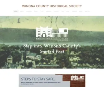 Winonahistory.org(WINONA COUNTY HISTORICAL SOCIETY) Screenshot