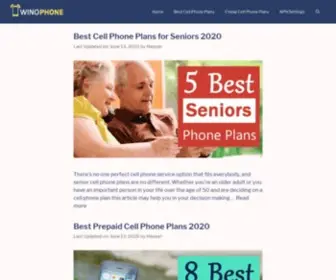 Winophone.com(Find The Best Cell Phone Plans for 2020) Screenshot