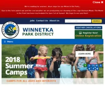 Winpark.org(Winnetka Park District) Screenshot