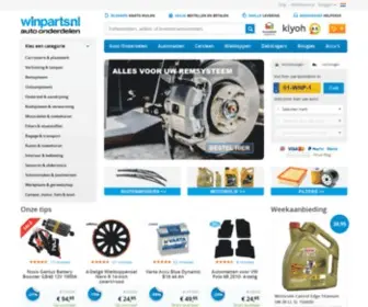 Winparts.nl(Auto onderdelen online bestellen op kenteken) Screenshot