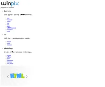 Winpix.net(Référencement) Screenshot