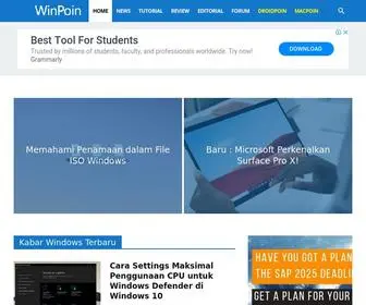 Winpoin.com(#1 Windows Portal Indonesia) Screenshot