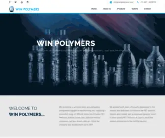 Winpolymers.com(WIN POLYMERS) Screenshot