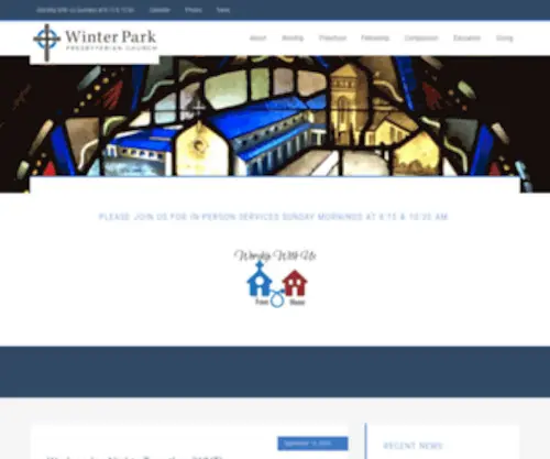 Winppc.org(Winter Park Presbyterian Church) Screenshot