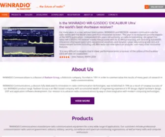 Winradio.co.uk(WiNRADiO Communications) Screenshot