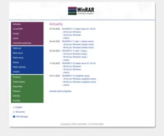 Winrar.cz(Stáhnout WinRAR) Screenshot