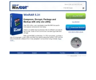 Winrar.net(WinRAR is a Windows data compression tool) Screenshot