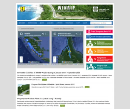 Winrip-IBRD.com(Western Indonesia National Roads Improvement Project) Screenshot