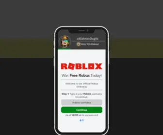 Winrobux.us(Free robux) Screenshot