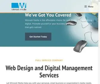 Winrockmedia.com(Website Design and Management Services) Screenshot