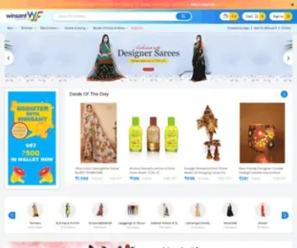 Winsant.com(Winsant Buy Online Fashion) Screenshot