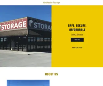 Winselfstorage.com(Winchester Storage) Screenshot