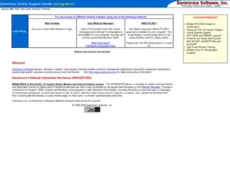 Winserver.com(Santronics Support) Screenshot