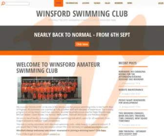 Winsfordasc.co.uk(The official site of Winsford Amateur Swimming Club) Screenshot