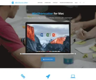 Winshortcutter.com(Open Windows shortcuts on Mac) Screenshot