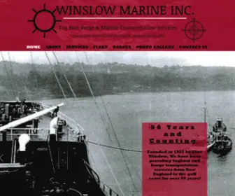 Winslowmarine.us(Winslow Marine Tug and Barge Services) Screenshot