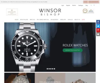 Winsorbishop.co.uk(Luxury Wristwatches and Jewellery) Screenshot