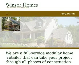 Winsorhomes.com(Winsor Homes) Screenshot