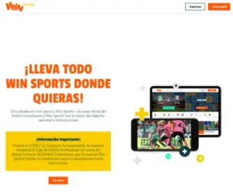 Winsportsonline.com(Fútbol Colombiano Online) Screenshot