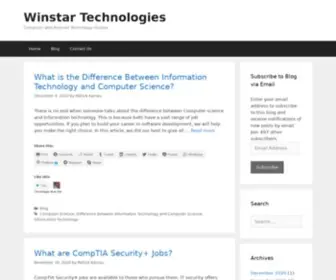 Winstartechnologies.com(Winstar Technologies) Screenshot