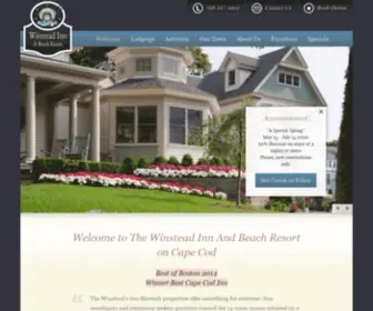 Winsteadinn.com(Cape Cod resorts) Screenshot