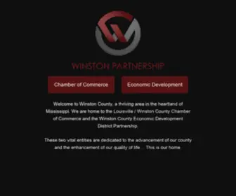 Winstoncounty.com(Winston County Economic Development District Partnership) Screenshot